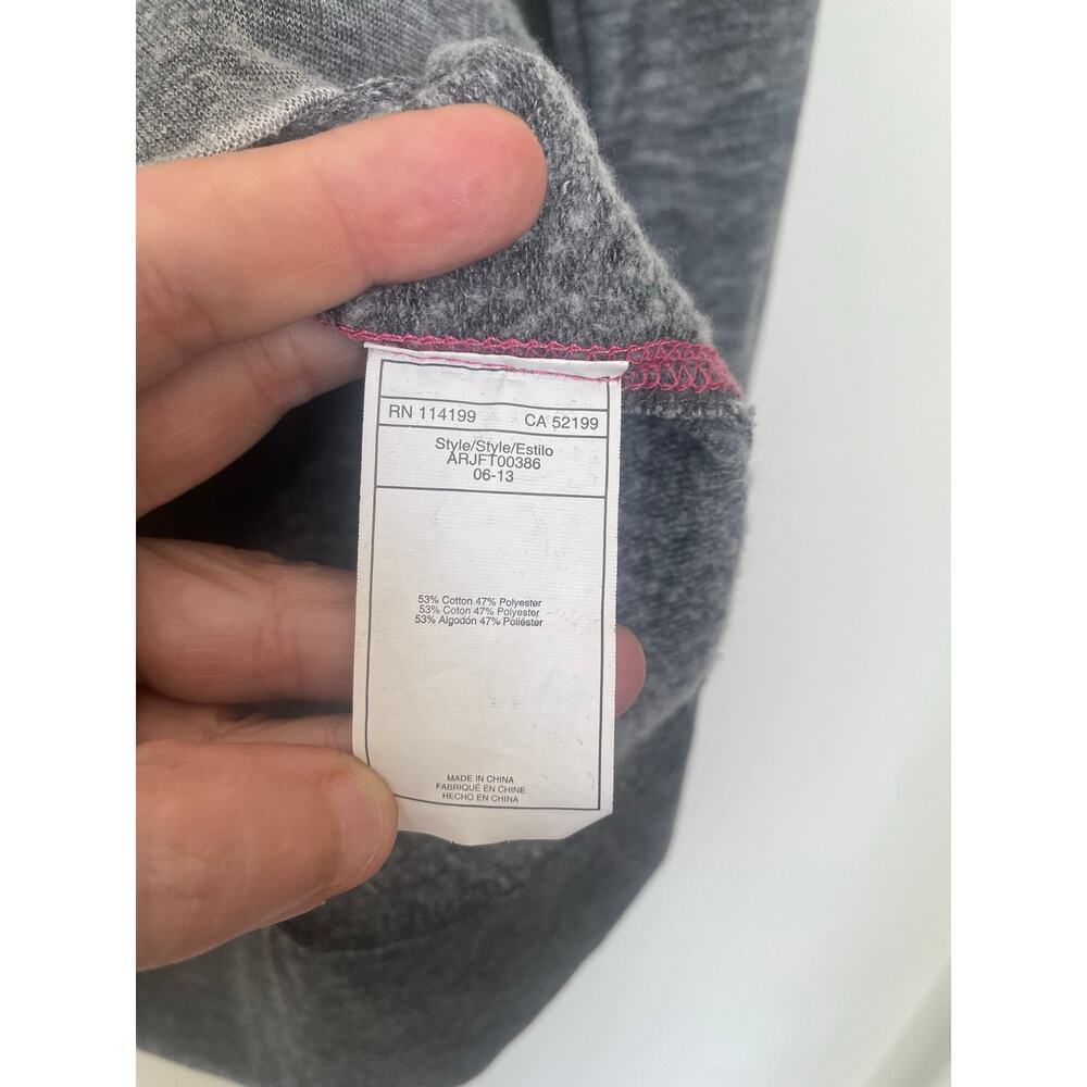Y2K Roxy Gray and Pink Hoodie Sz XL - Picture 14 of 14
